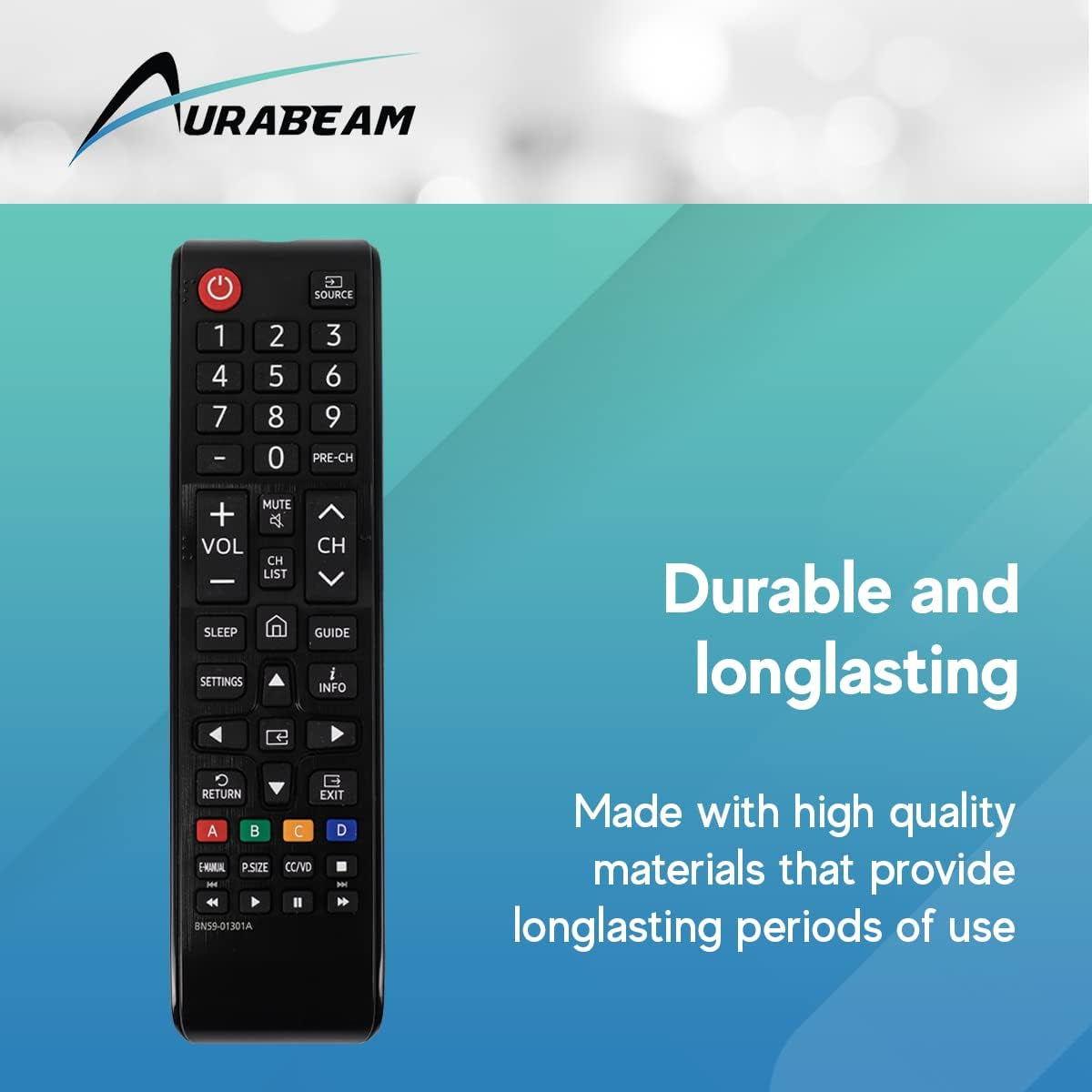 Universal BN59-01301A TV Remote Control Replacement for Samsung Smart 4K UDR HD LED Televisions