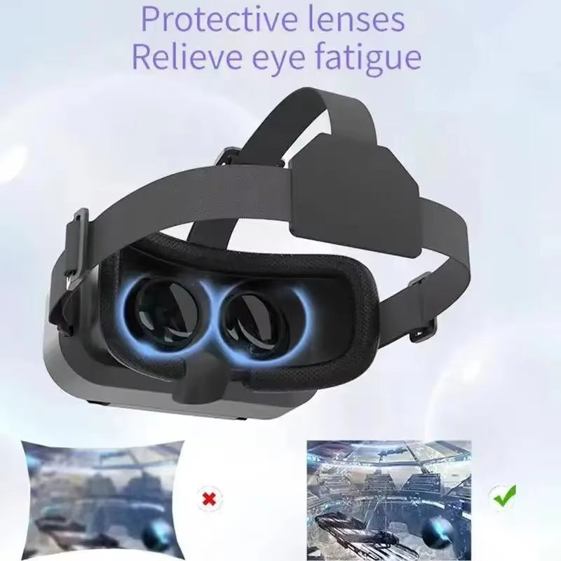 G13 VR Glasses VR Smart Glasses Headset Smart Glasses Helmet Video Game Binoculars for 5-7 Inches Smartphone VR Helmet