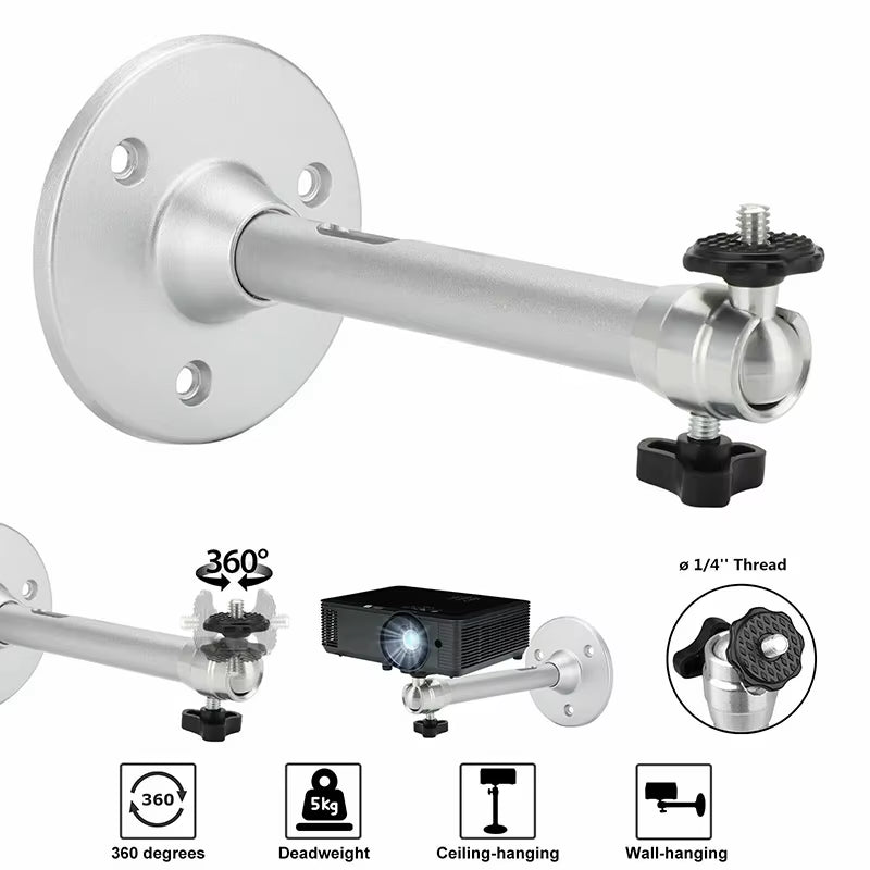 Mini Projector Wall Mount Stand Ceiling Bracket Holder for HY300 YG300 J15 HY320 Mini Projector DV Security Web Camera