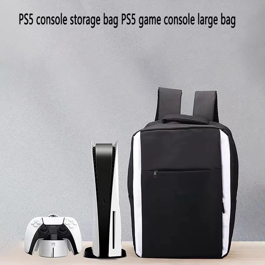 Suitable for PS5 Console Storage Bag, PS5 Game Accessories Storage Bag, PS5 Console Backpack, Portable Backpack for Going Out